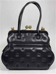 Moschino Couture Pillow Leather Shoulder Bag - Black Luxury Handbag